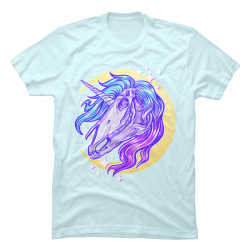 unicorn skull shirt